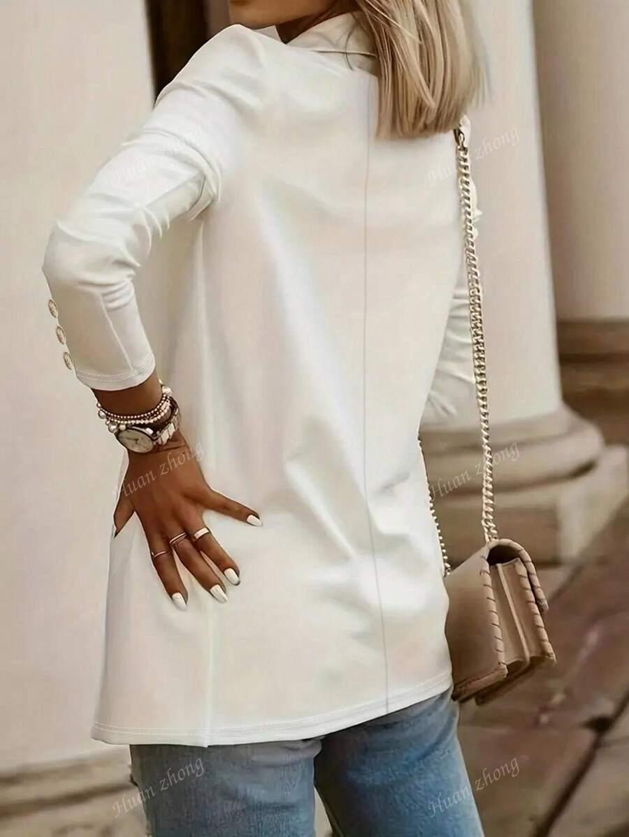 SHEIN ELEGANCKA MARYNARKA GUZIKI S06__L