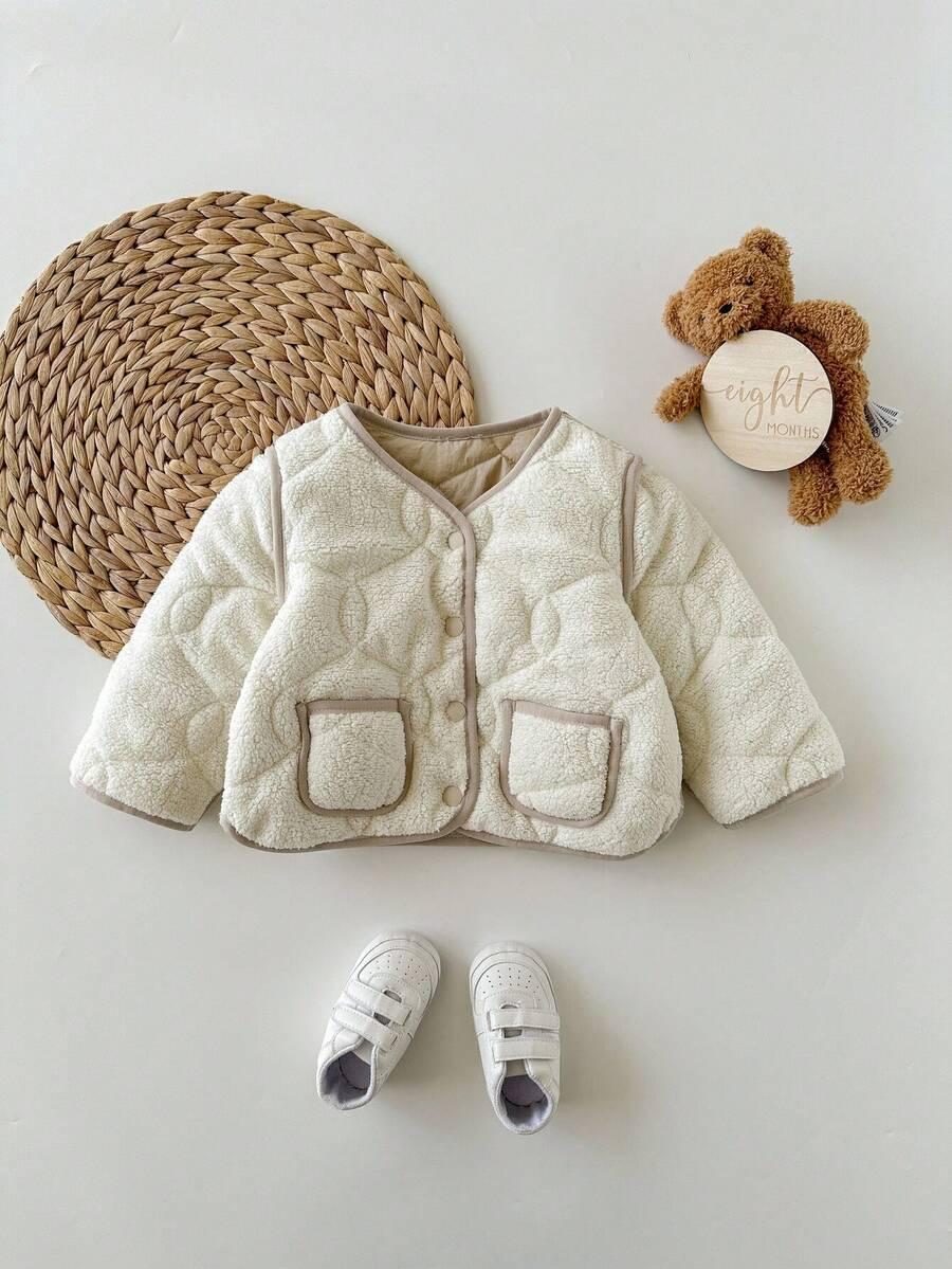 SHEIN BEŻOWA KURTKA KIESZENIE W01__92/98