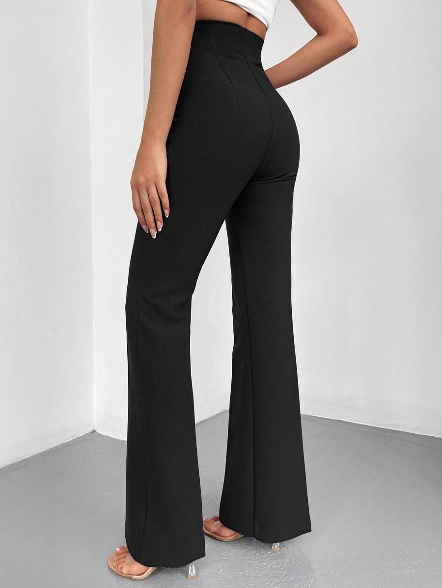 SHEIN CZARNE SPODNIE CASUAL S06__XS