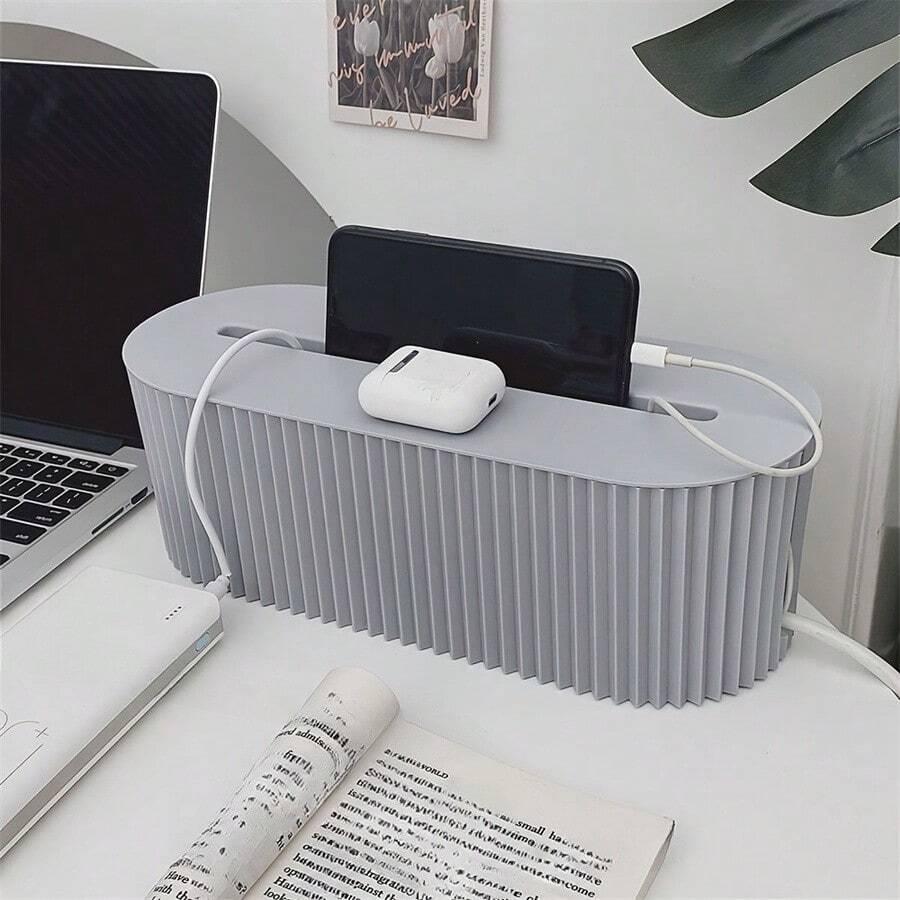 SHEIN SZARY ORGANIZER NA KABLE S07__33X11