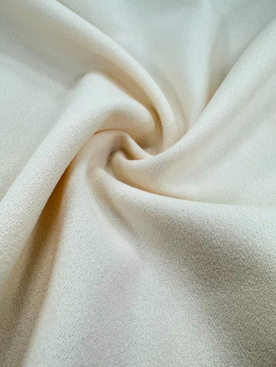 SHEIN KREMOWY KOMPLET BLUZKA MAXI SPÓDNICA S06__XL