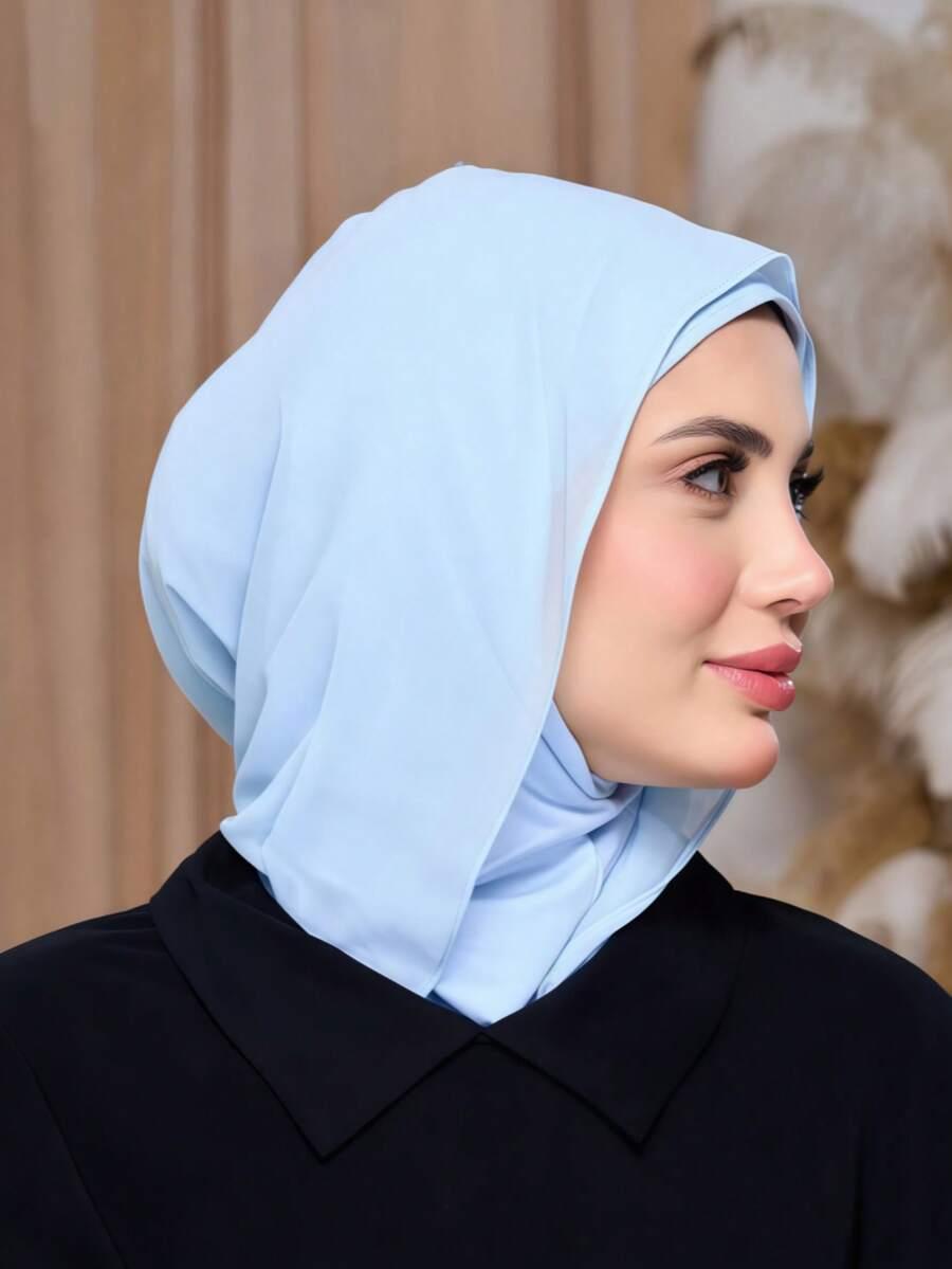 SHEIN NIEBIESKA CHUSTA NA GŁOWĘ S07