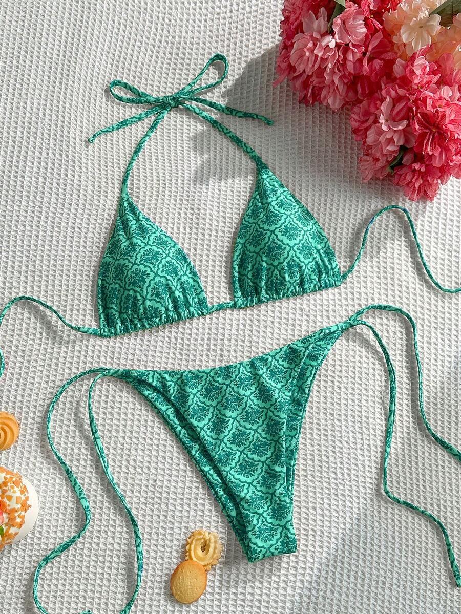 SHEIN DWUCZĘŚCIOWY STRÓJ KĄPIELOWY S09__M