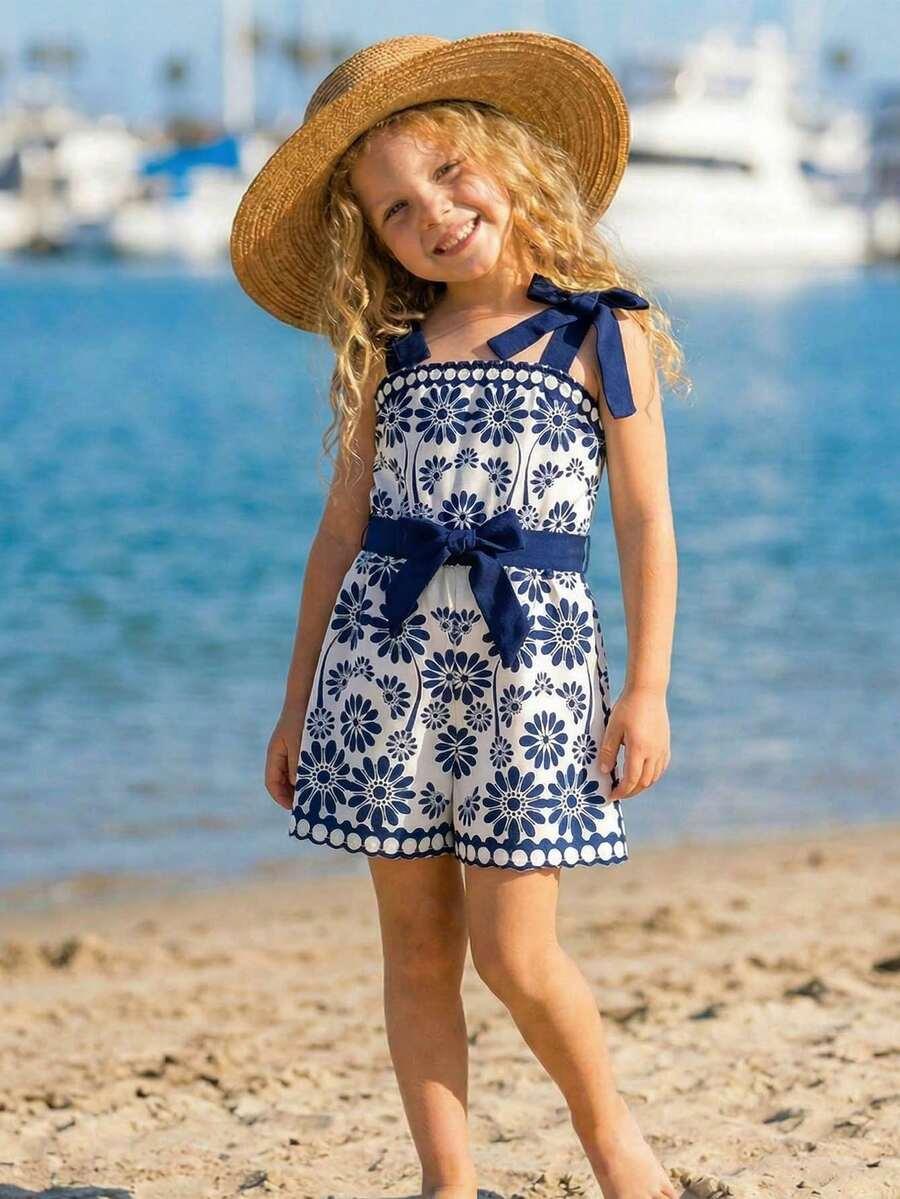 SHEIN KOMBINEZON WZÓR KWIATY S06__98/104