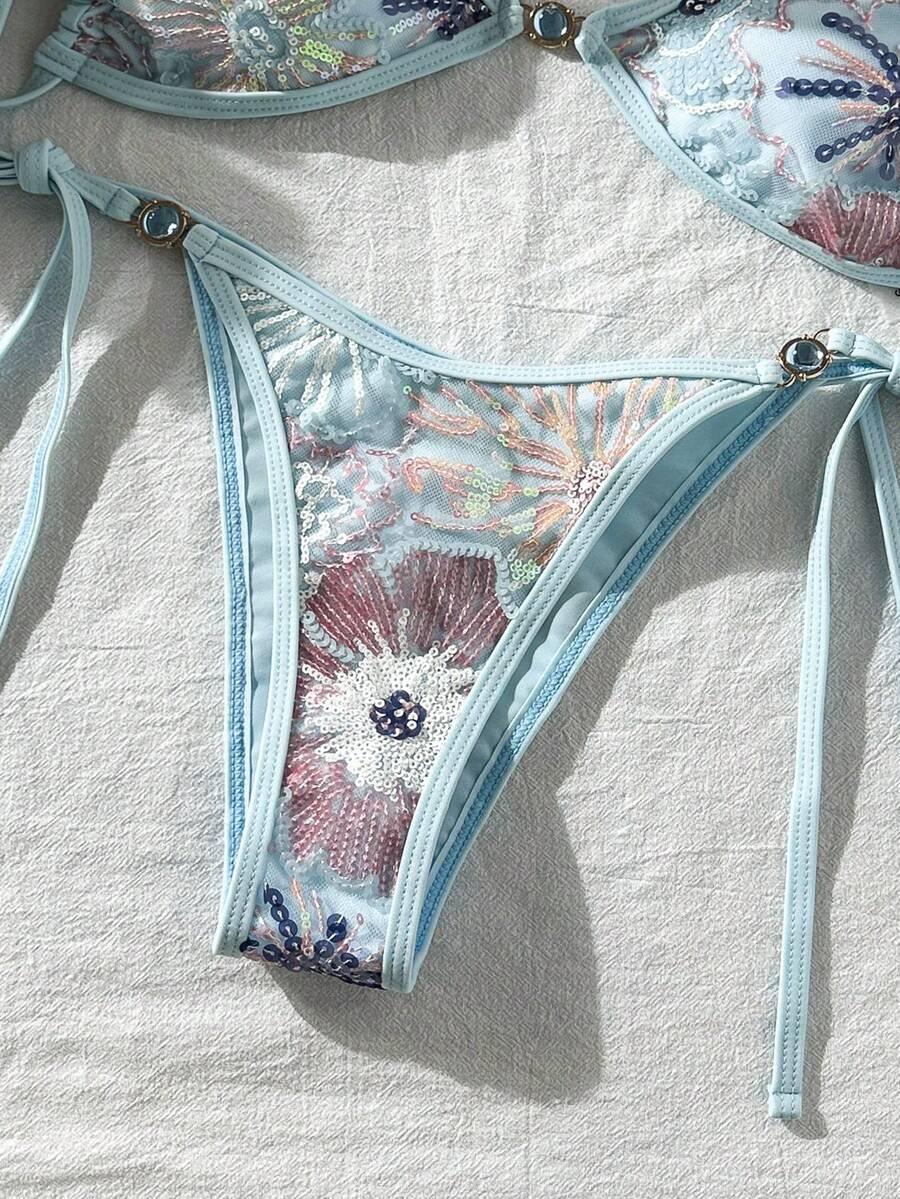 SHEIN DWUCZĘŚCIOWY STRÓJ KĄPIELOWY S09__M