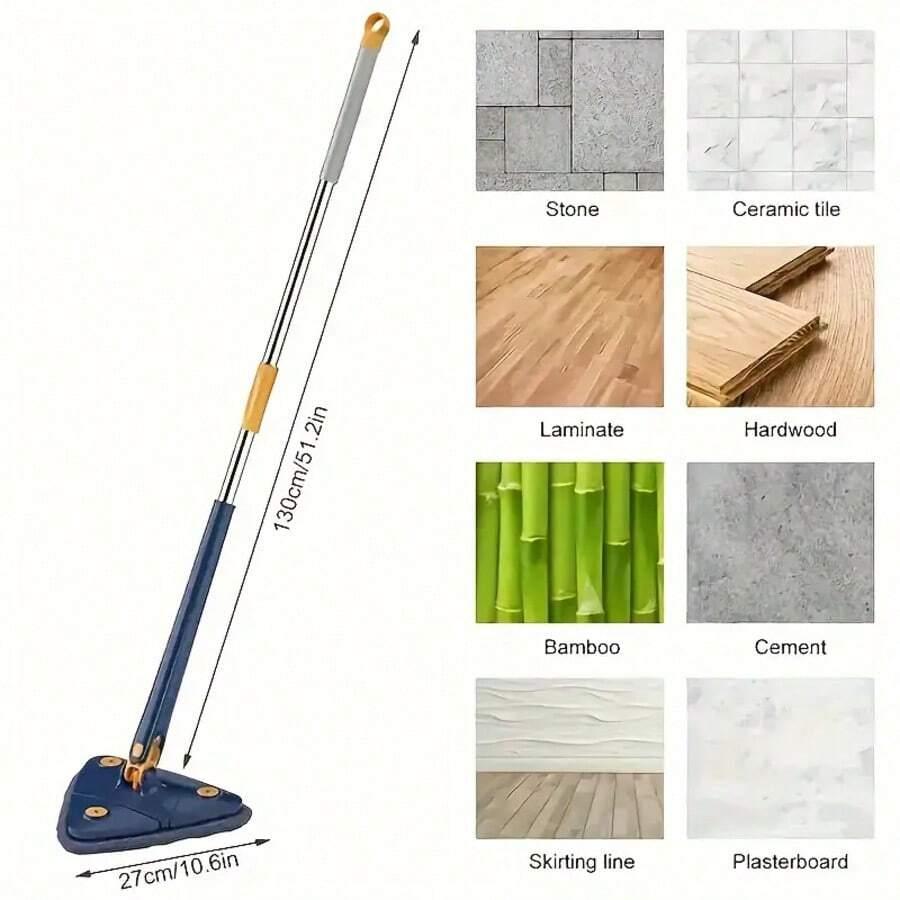 SHEIN MOP TRÓJKĄTNY OBROTOWY S07__27X130CM