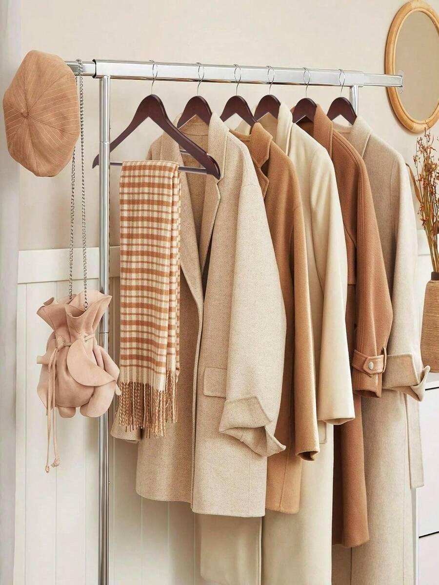 SHEIN DREWNIANY WIESZAK NA UBRANI 3-PACK S07__45X23