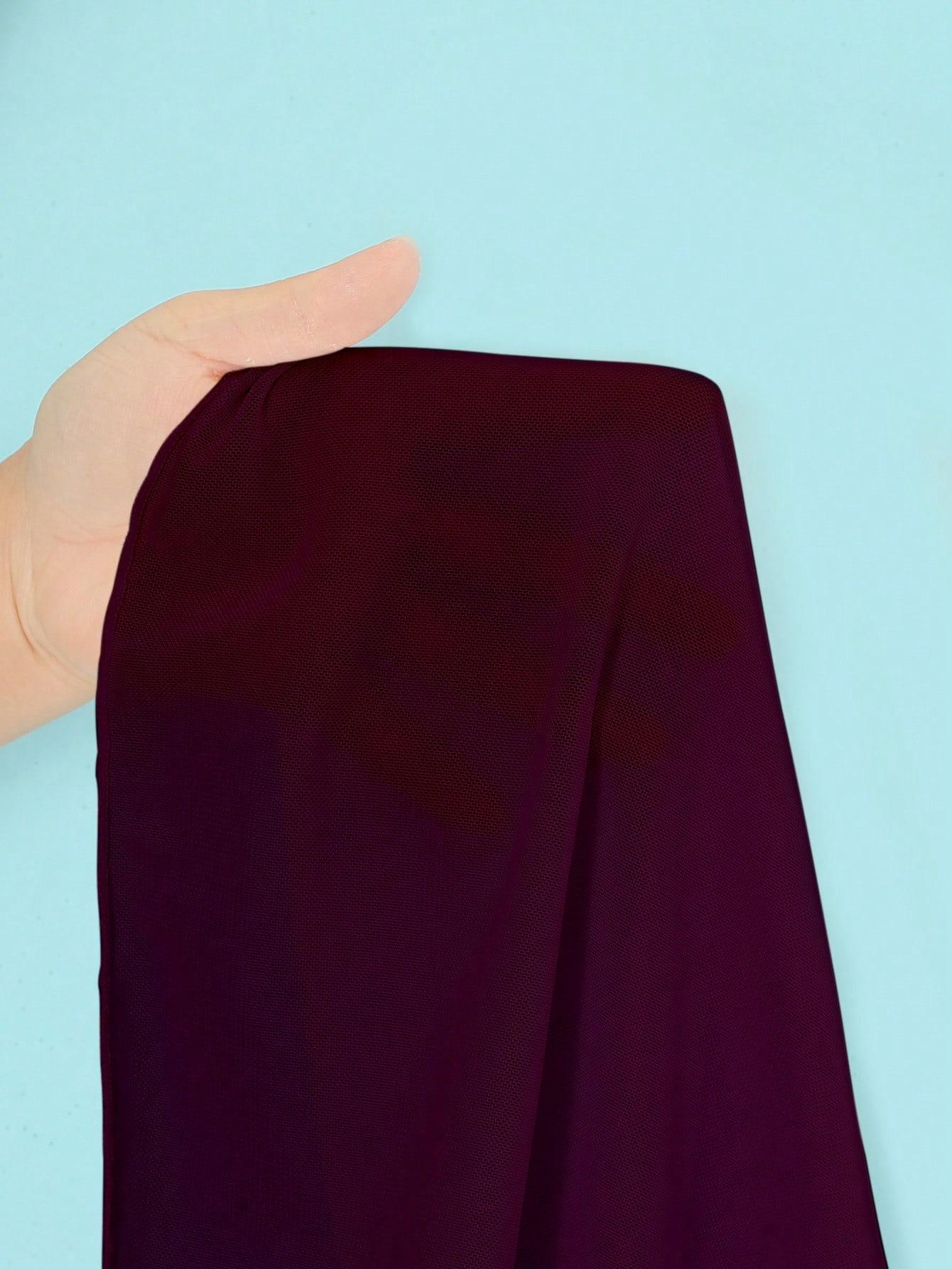 SWIM VCAY BORDOWY DWUCZĘŚCIOWY STRÓJ KĄPIELOWY KOMPLET SARONG S09__M
