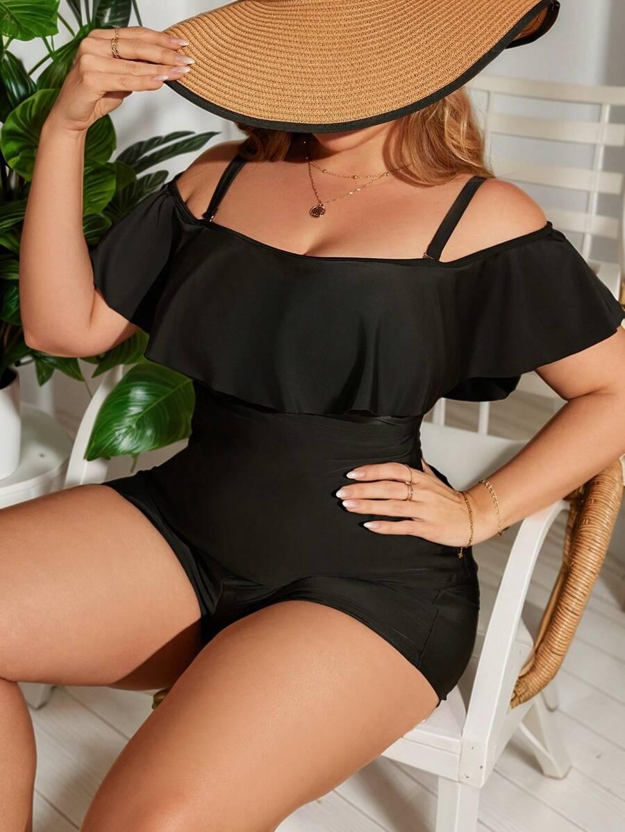 SHEIN DWUCZĘŚCIOWY STRÓJ KĄPIELOWY TOP SPODENKI S09__46
