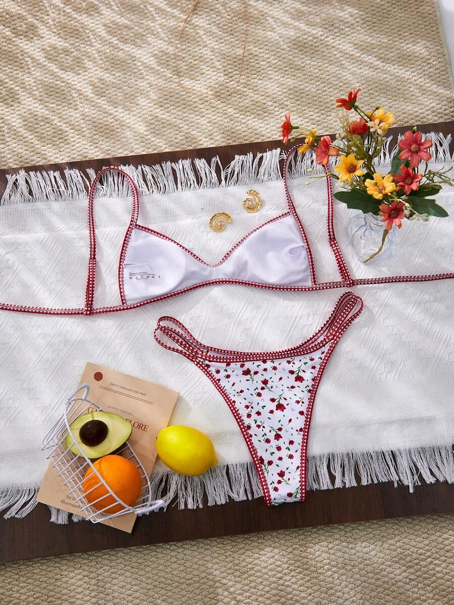 SHEIN DWUCZĘŚCIOWY STRÓJ KĄPIELOWY S09__S