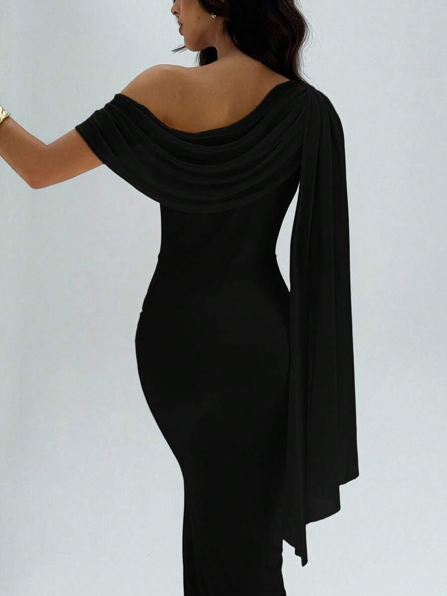 HIMLAND CZARNA SUKIENKA MAXI S06__S