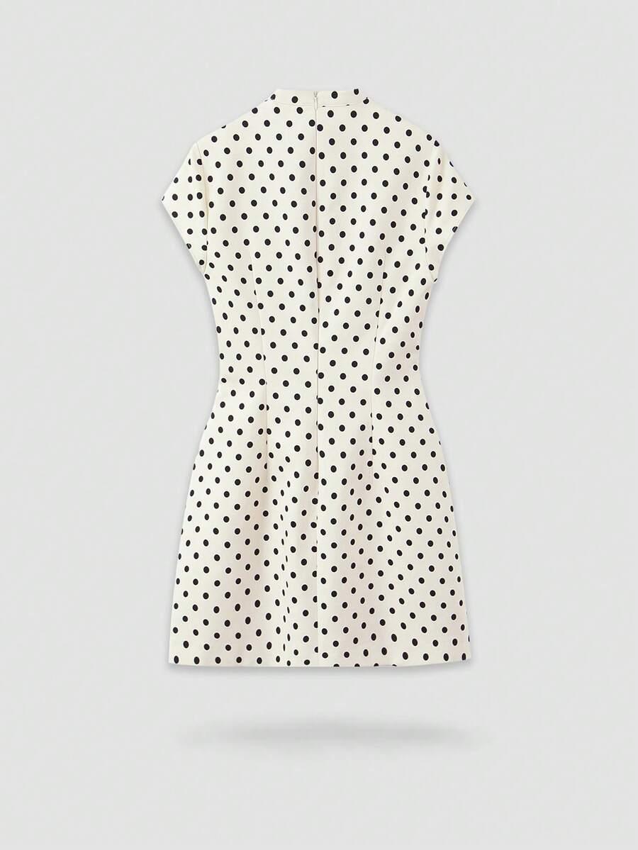 SHEIN MINI SUKIENKA GROSZKI S06__L