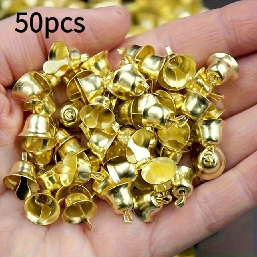SHEIN ZŁOTE DZWONKI 50-PACK BDD__7MM