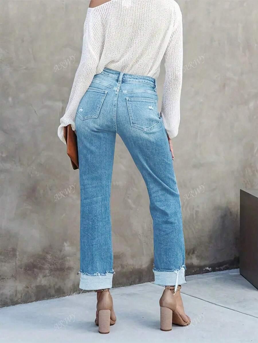 SHEIN NIEBIESKIE SPODNIE JEANS S06__L