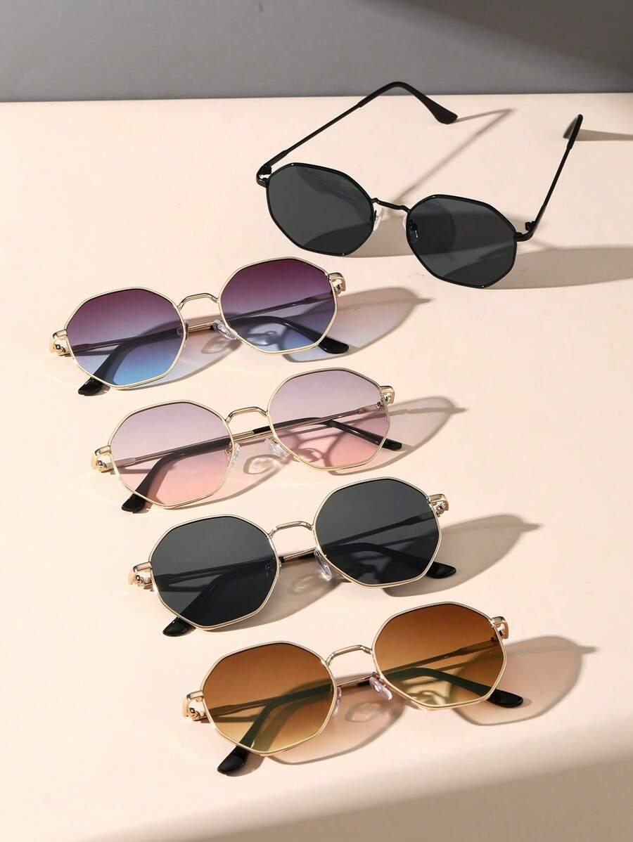 SHEIN OKULARY PRZECIWSŁONECZNE 5-PACK S07__