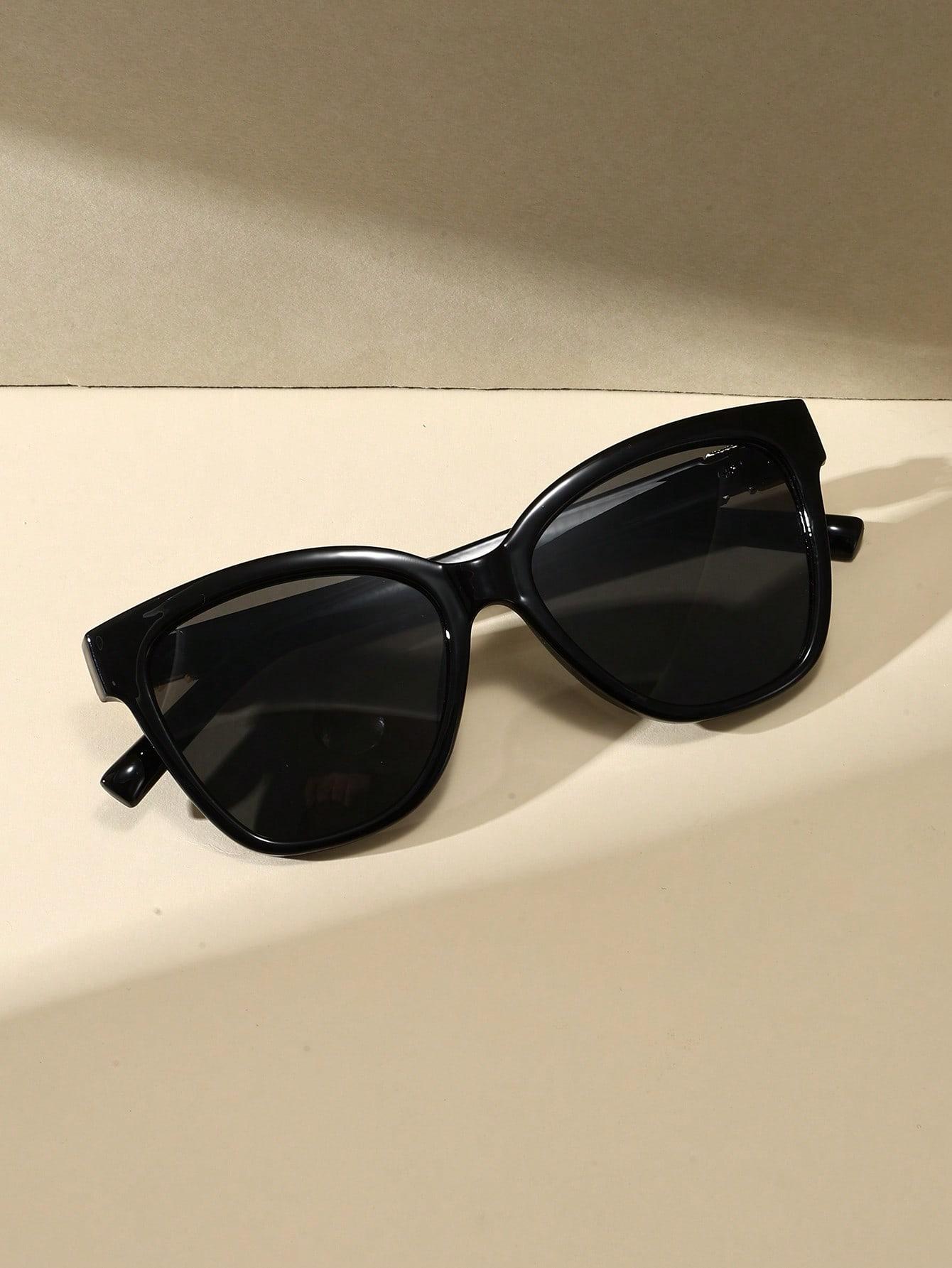 SHEIN CZARNE OKULARY PRZECIWSŁONECZNE