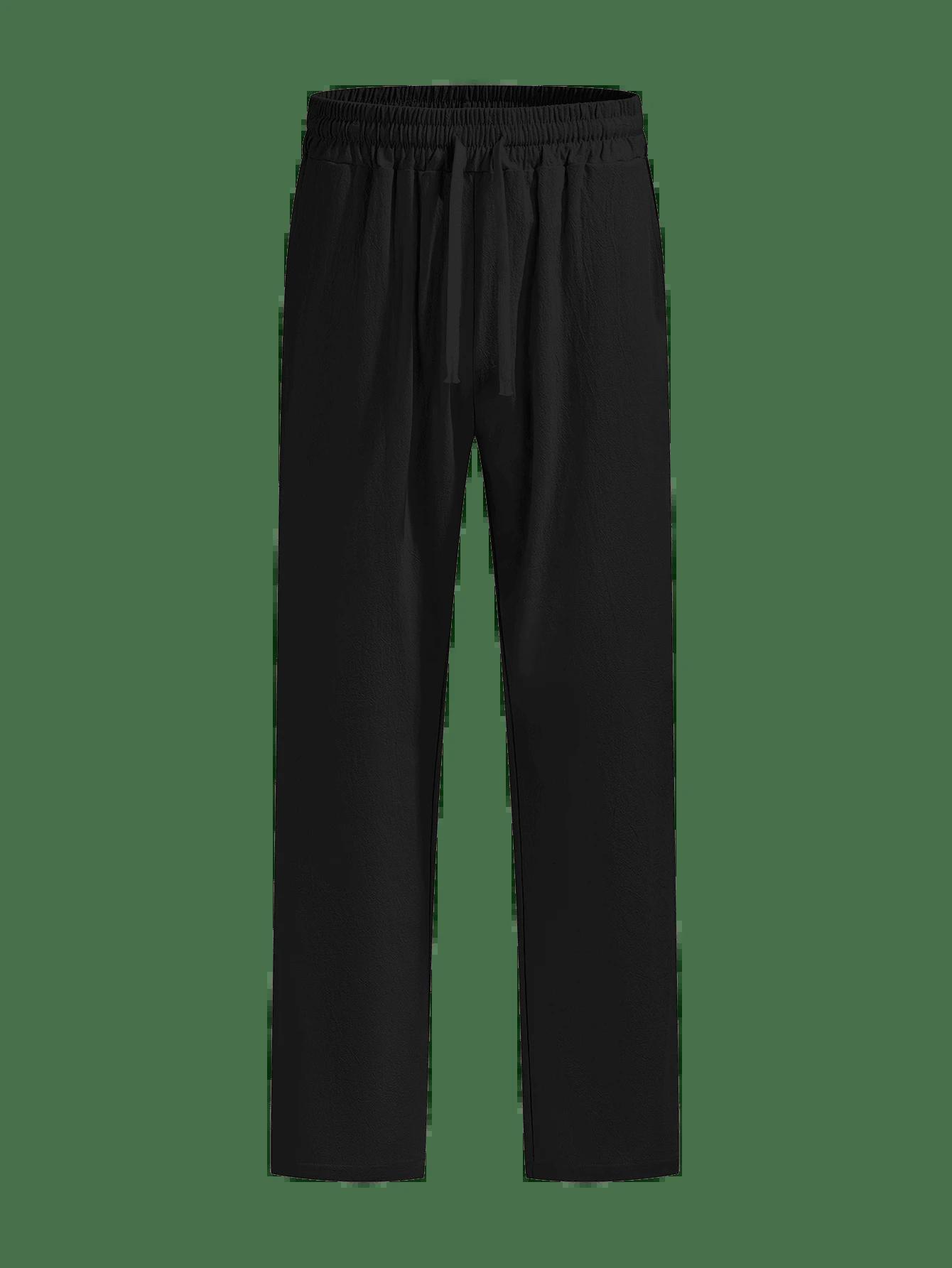 SHEIN CZARNE SPODNIE CASUAL S06__M