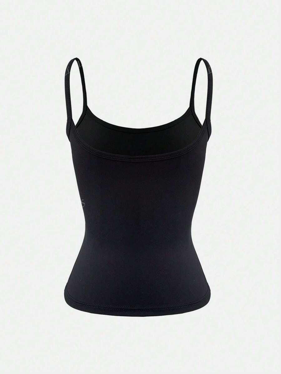 SHEIN CZARNY TOP NA RAMIĄCZKACH S06__XS