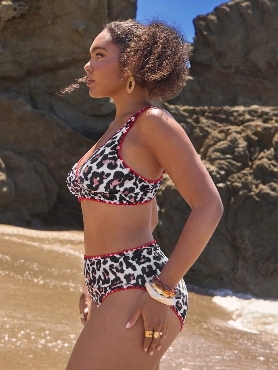 TRAVACHIC DWUCZĘŚCIOWY STRÓJ KĄPIELOWY ANIMAL PRINT S09__XXL