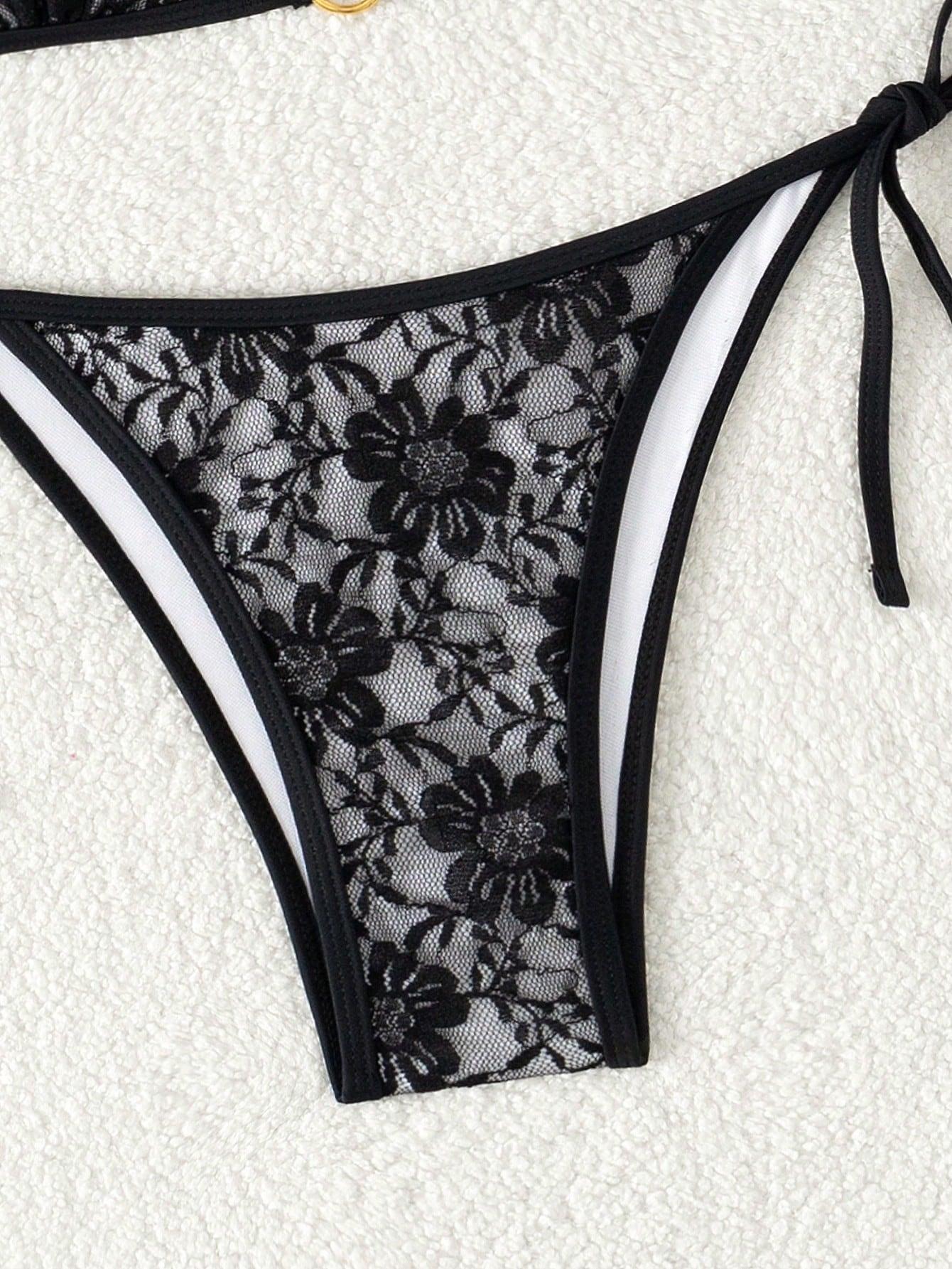 SHEIN DWUCZĘŚCIOWY STRÓJ KĄPIELOWY S09__XS