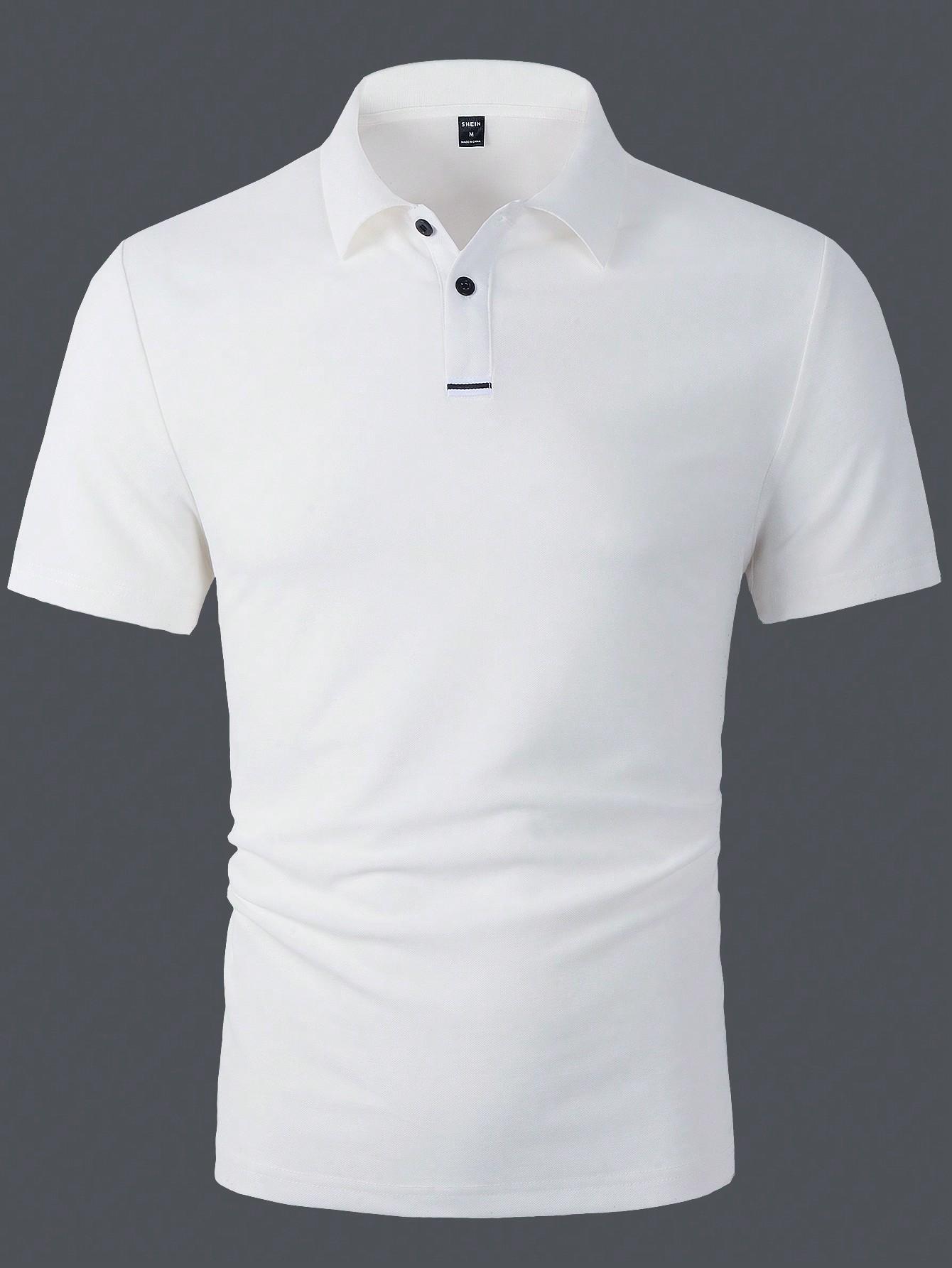 MANFINTY BIAŁA KOSZULKA POLO S06__S