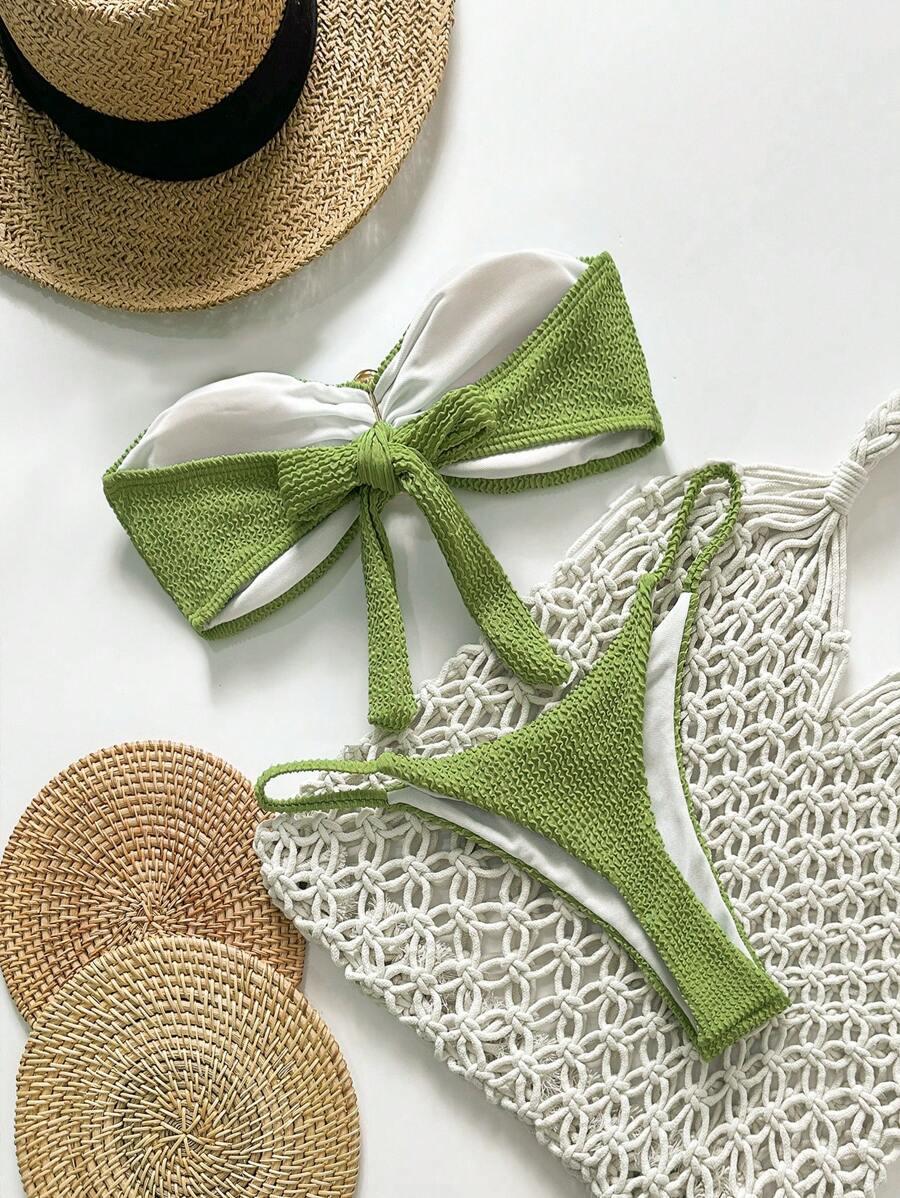 SHEIN DWUCZĘŚCIOWY STRÓJ KĄPIELOWY S09__S