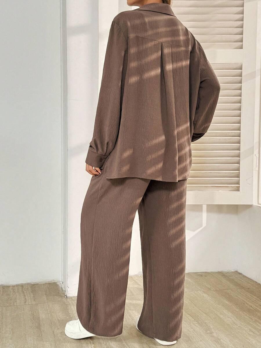 SHEIN KOSZULA SPODNIE KOMPLET S06__L