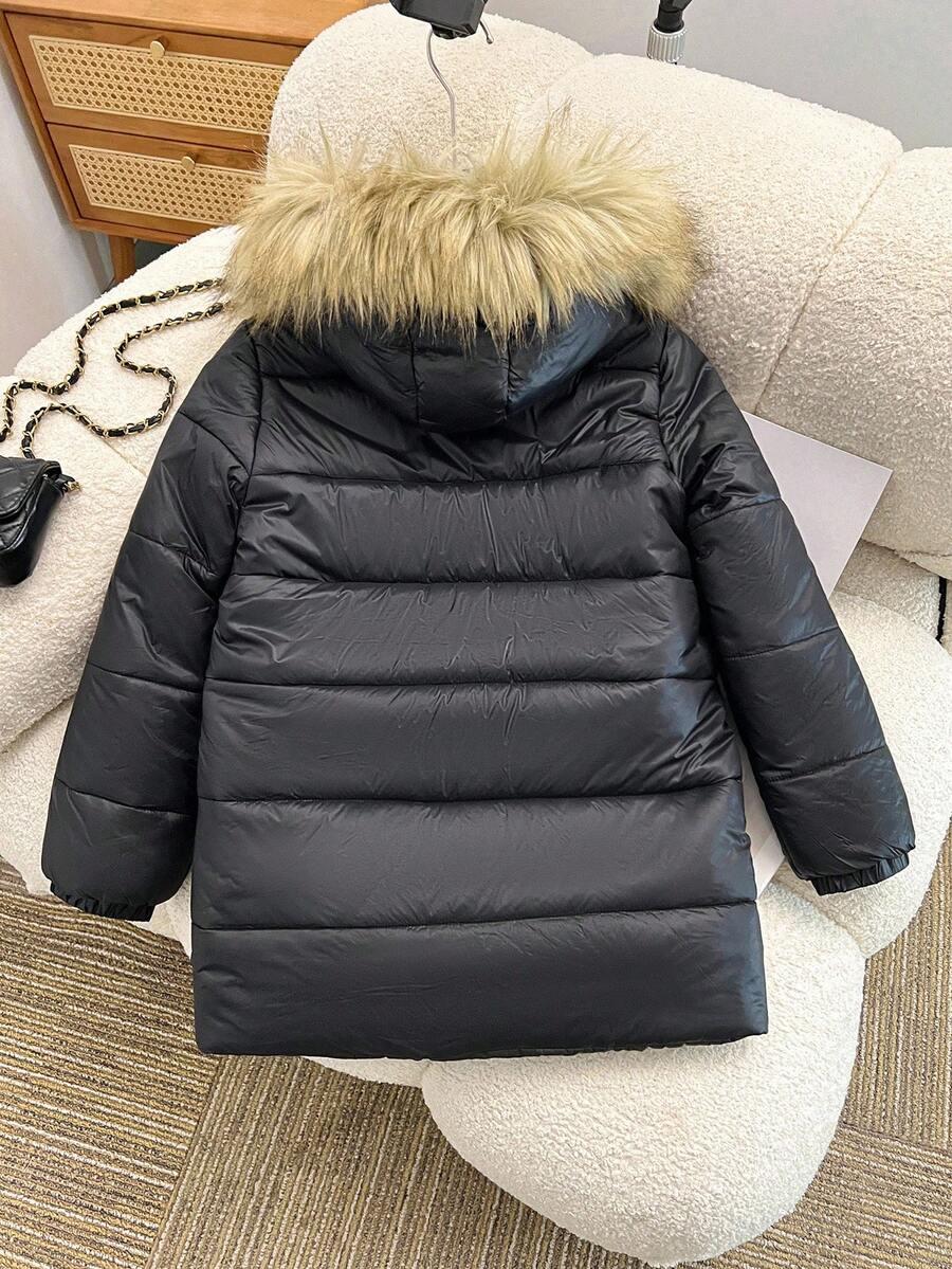 SHEIN CZARNA PIKOWANA KURTKA W01__134/140