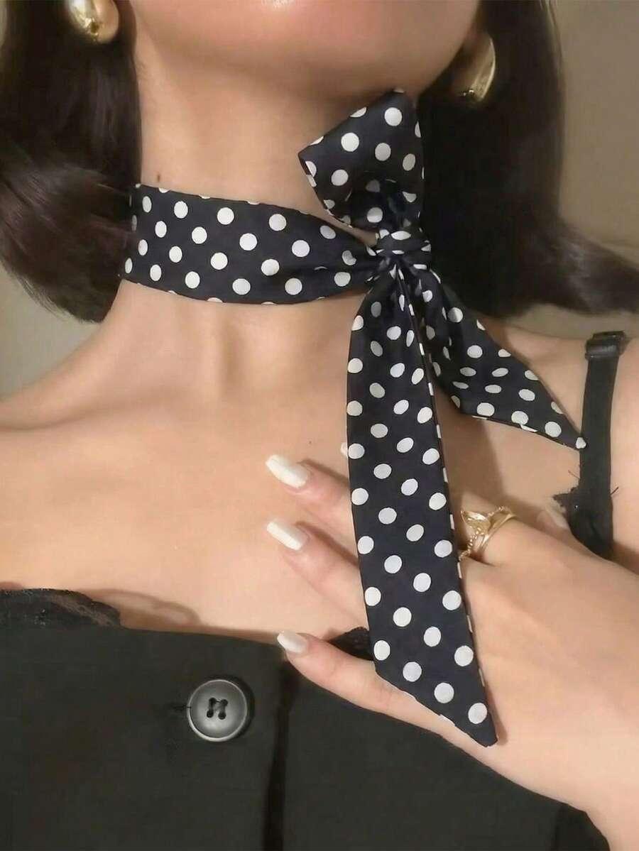 SHEIN APASZKA WZÓR GROSZKI S07__4X95CM