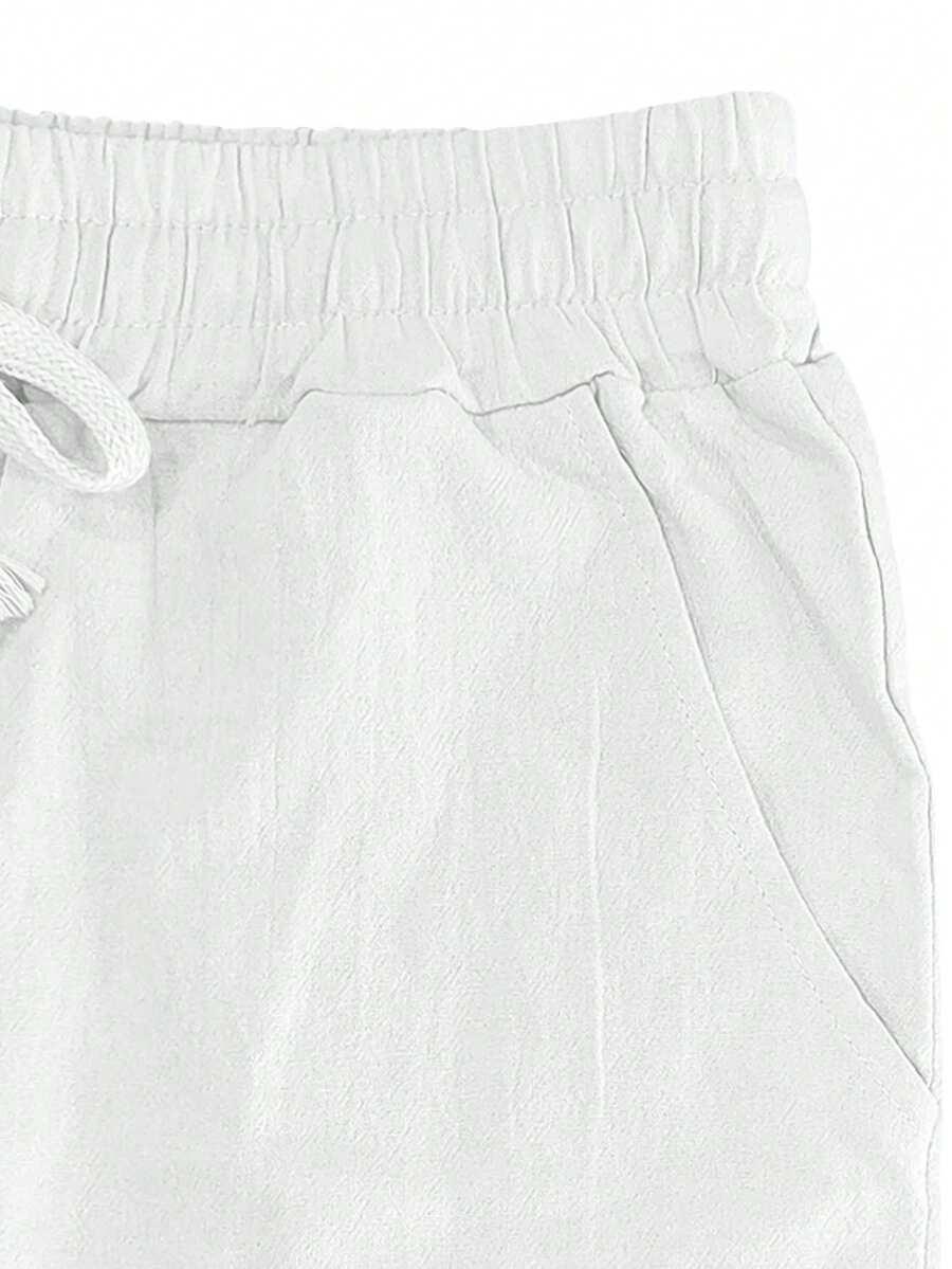 SHEIN BIAŁE SPODNIE CASUAL S06__M