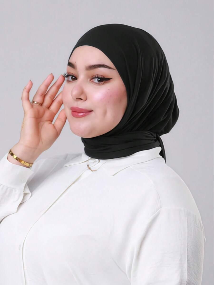 SHEIN CZARNA CHUSTA HIDŻAB S07__OS