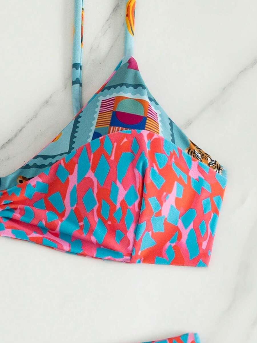 SHEIN DWUCZĘŚCIOWY STRÓJ KĄPIELOWY S09__M