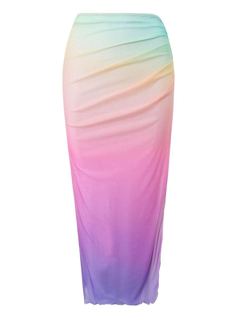 SHEIN JEDNOCZĘŚCIOWY STRÓJ KĄPIELOWY SARONG S09__S