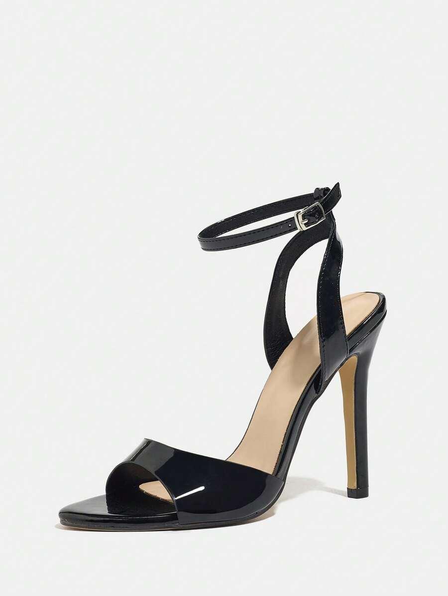 SHEIN CZARNE SANDAŁY OBCAS S06__40