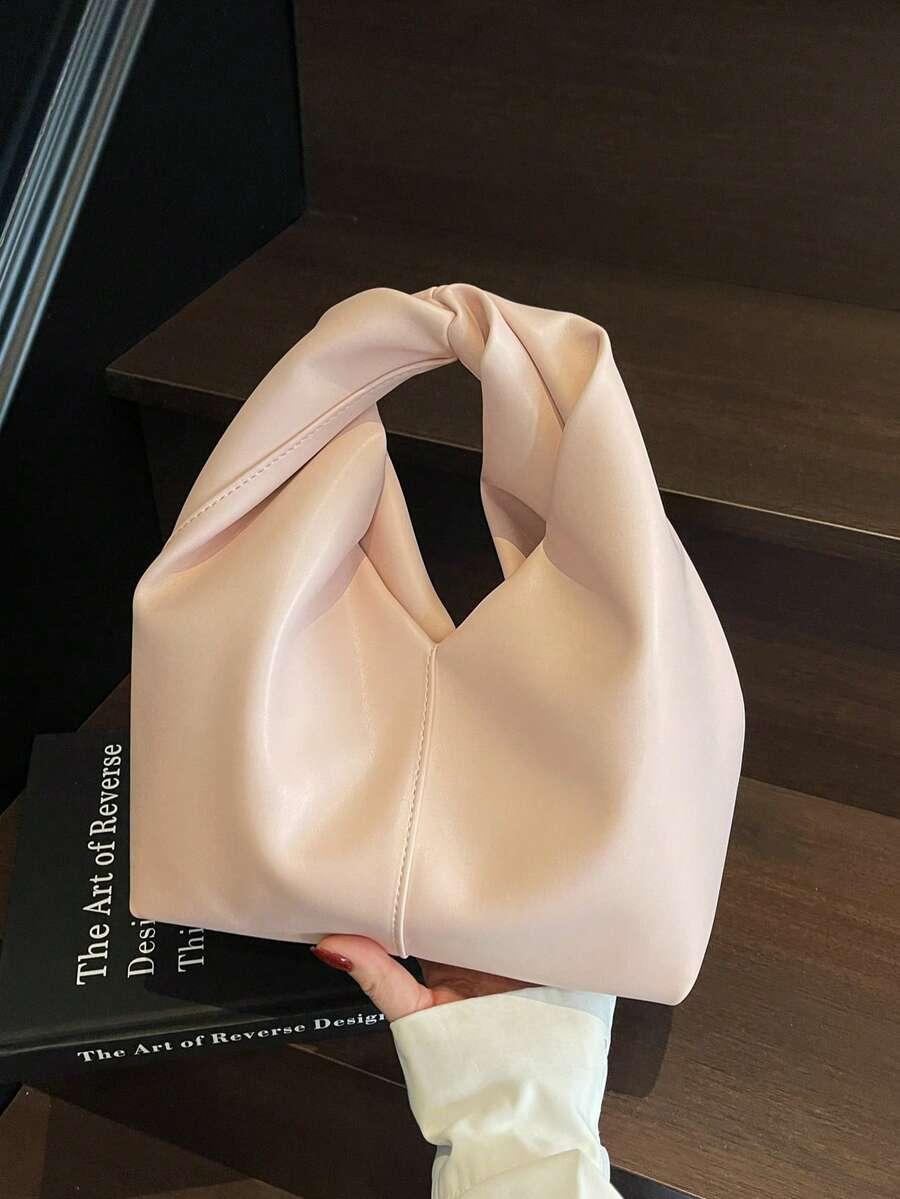 SHEIN RÓŻOWA TOREBKA IMITACJA SKÓRY S07__24X10X21