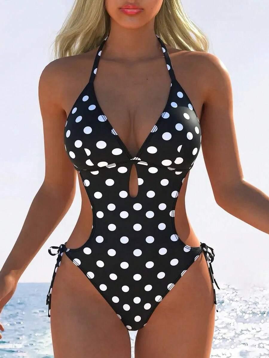 SWIM CHICCIA JEDNOCZĘŚCIOWY STRÓJ KĄPIELOWY GROSZKI S09__XS