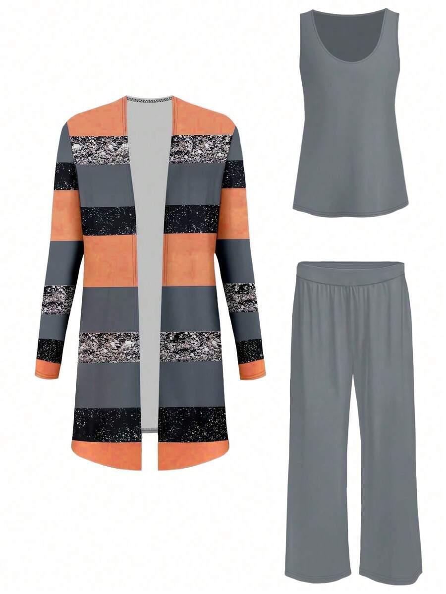 SHEIN KOMPLET TOP NARZUTKA SPODNIE S06__50
