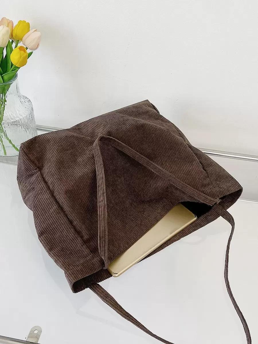 SHEIN BRĄZOWA TOREBKA NA RAMIĘ S07__32X34X13