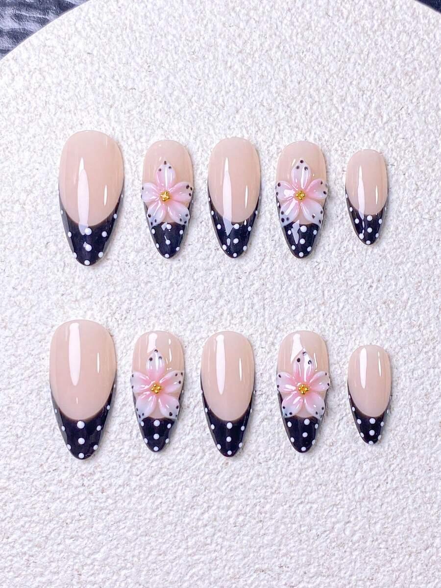 SHEIN TIPSY NA PAZNOKCIE 10 SZTUK S07
