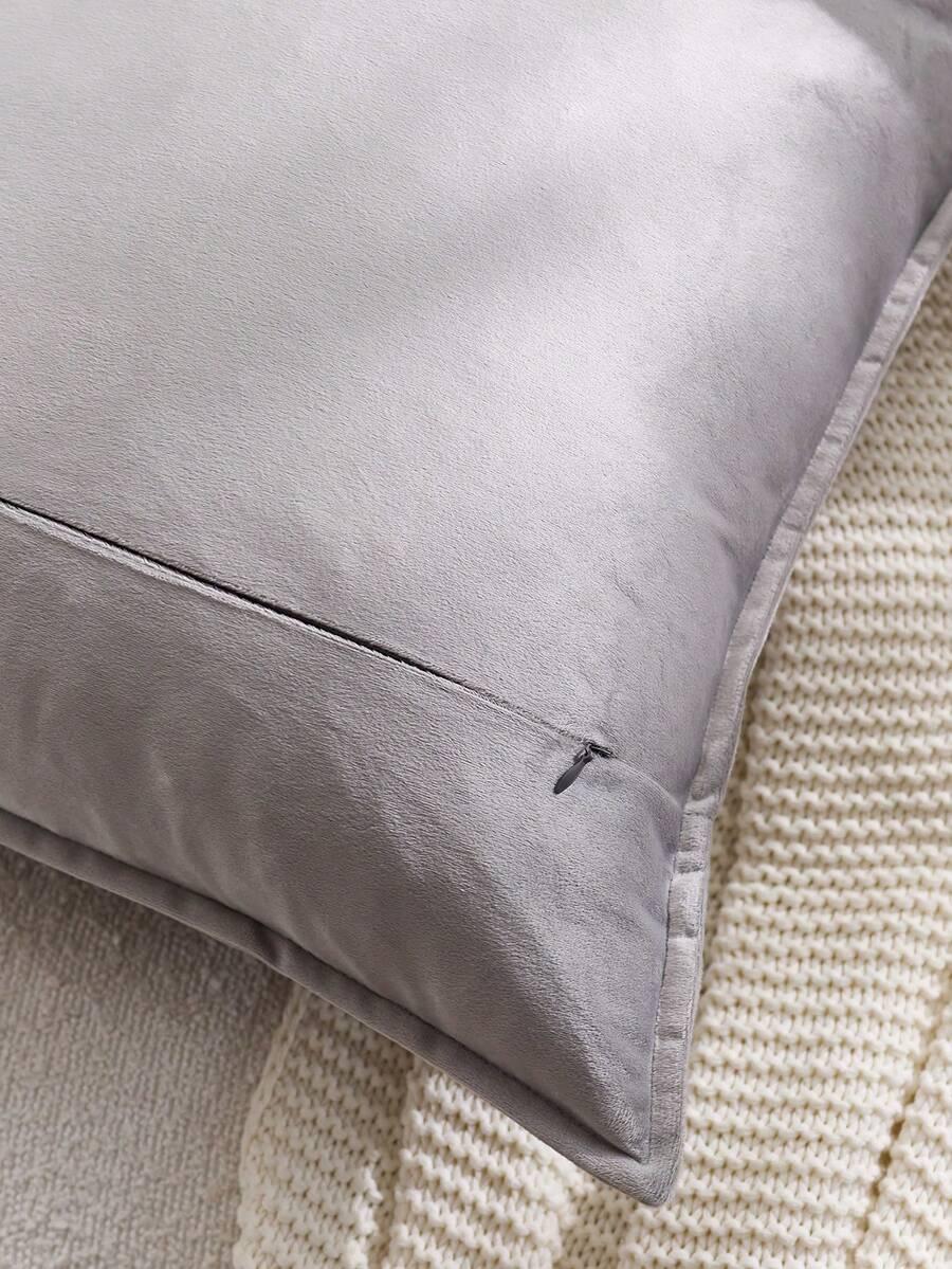 SHEIN SZARA POSZEWKA NA PODUSZKĘ 1SZT S07__30X50