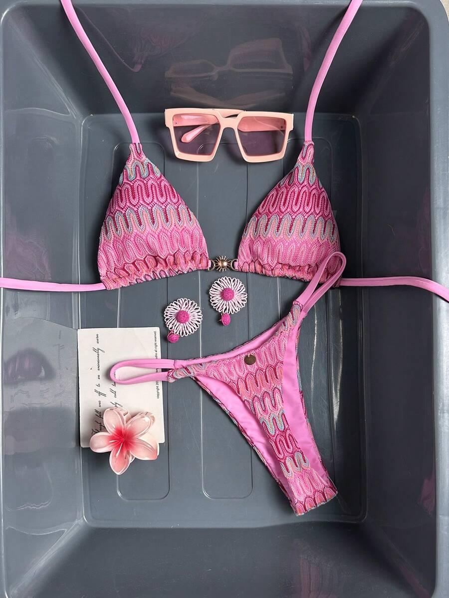 SHEIN DWUCZĘŚCIOWY STRÓJ KĄPIELOWY S09__S