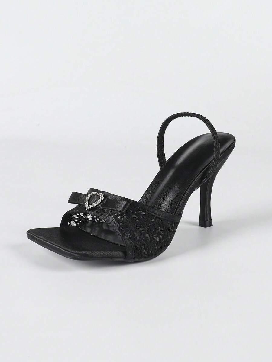 SHEIN CZARNE SANDAŁY OBCAS S06__41