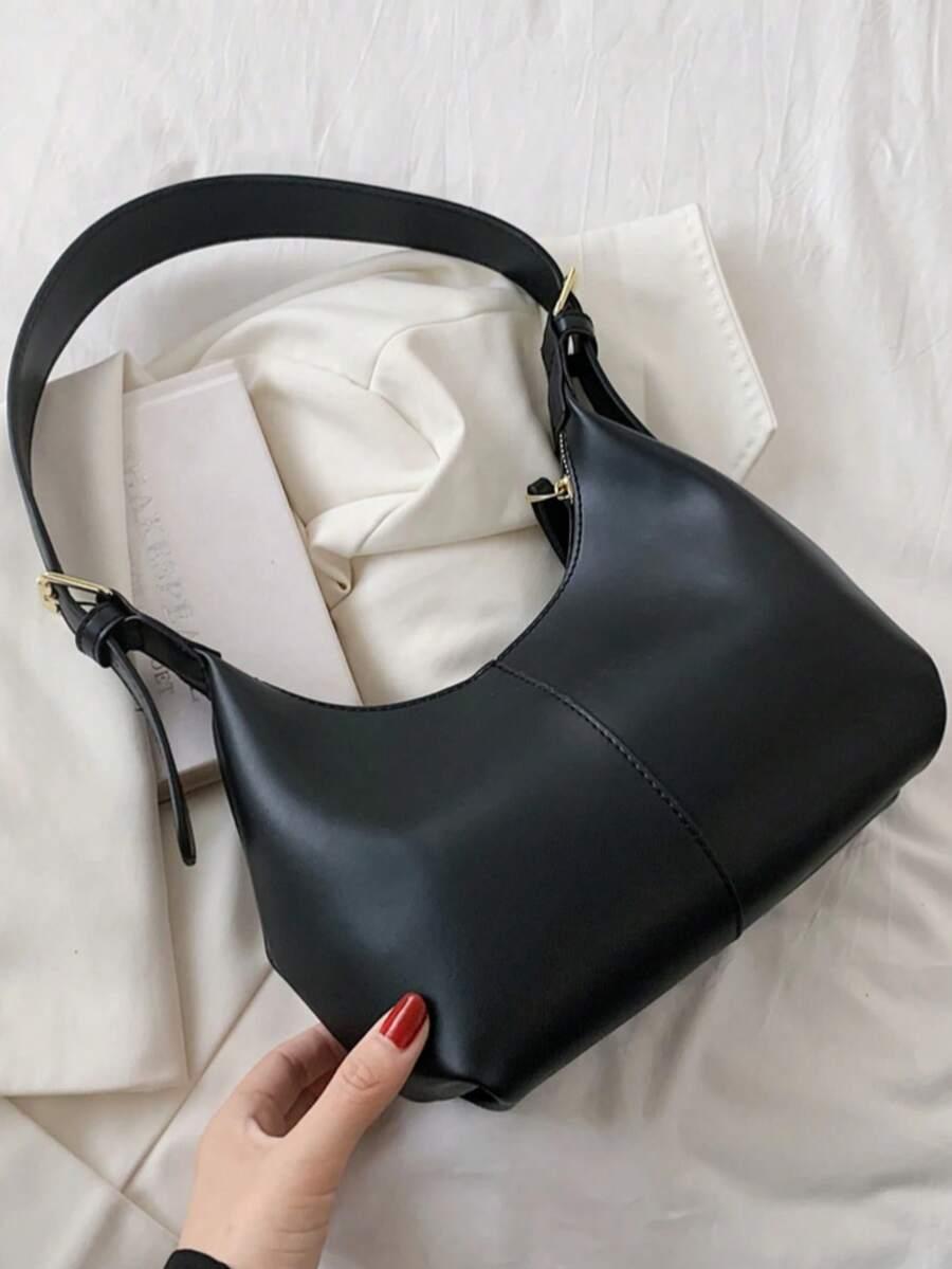 SHEIN CZARNA TOREBKA NA RAMIĘ S07__24,5X16