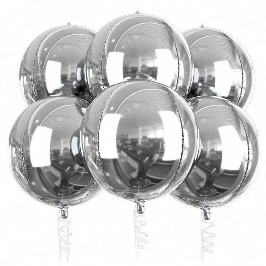 SHEIN SREBRNE BALONY 10-PACK S07__55CM