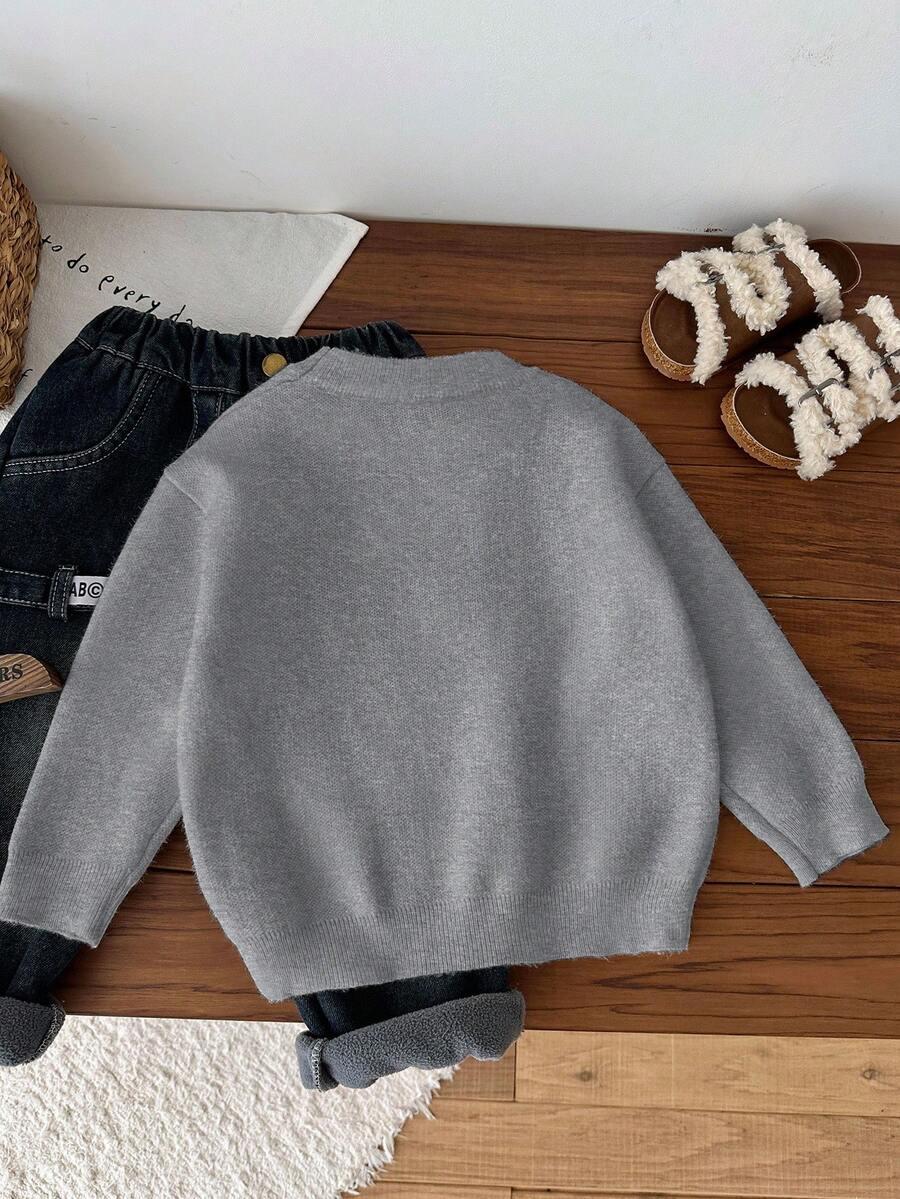 SHEIN SWETER DŁUGI RĘKAW 116-122