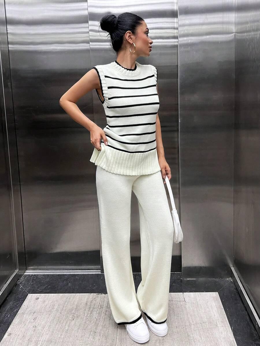 SHEIN BLUZKA SPODNIE KOMPLET S06__S