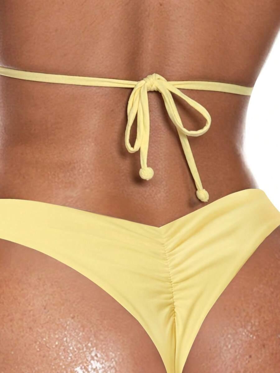 OCEVA ŻÓŁTY DÓŁ OD BIKINI S09__XS