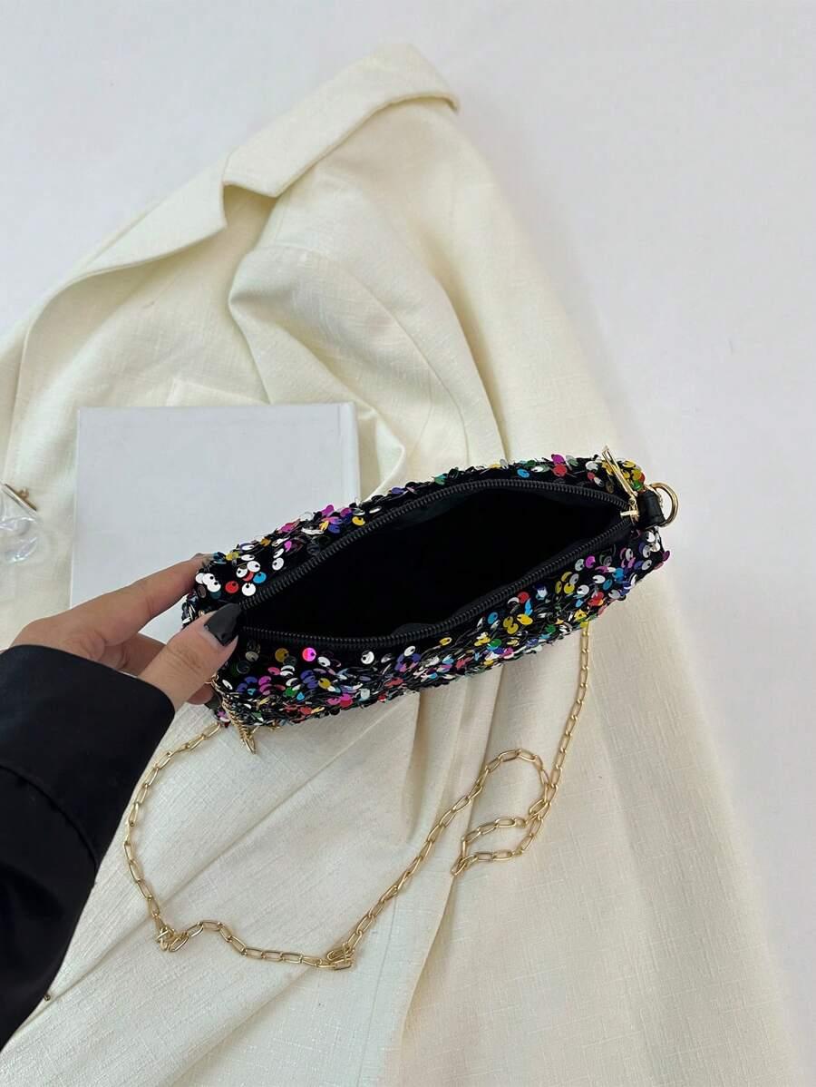 SHEIN TOREBKA NA RAMIĘ CEKINY S07__23X19