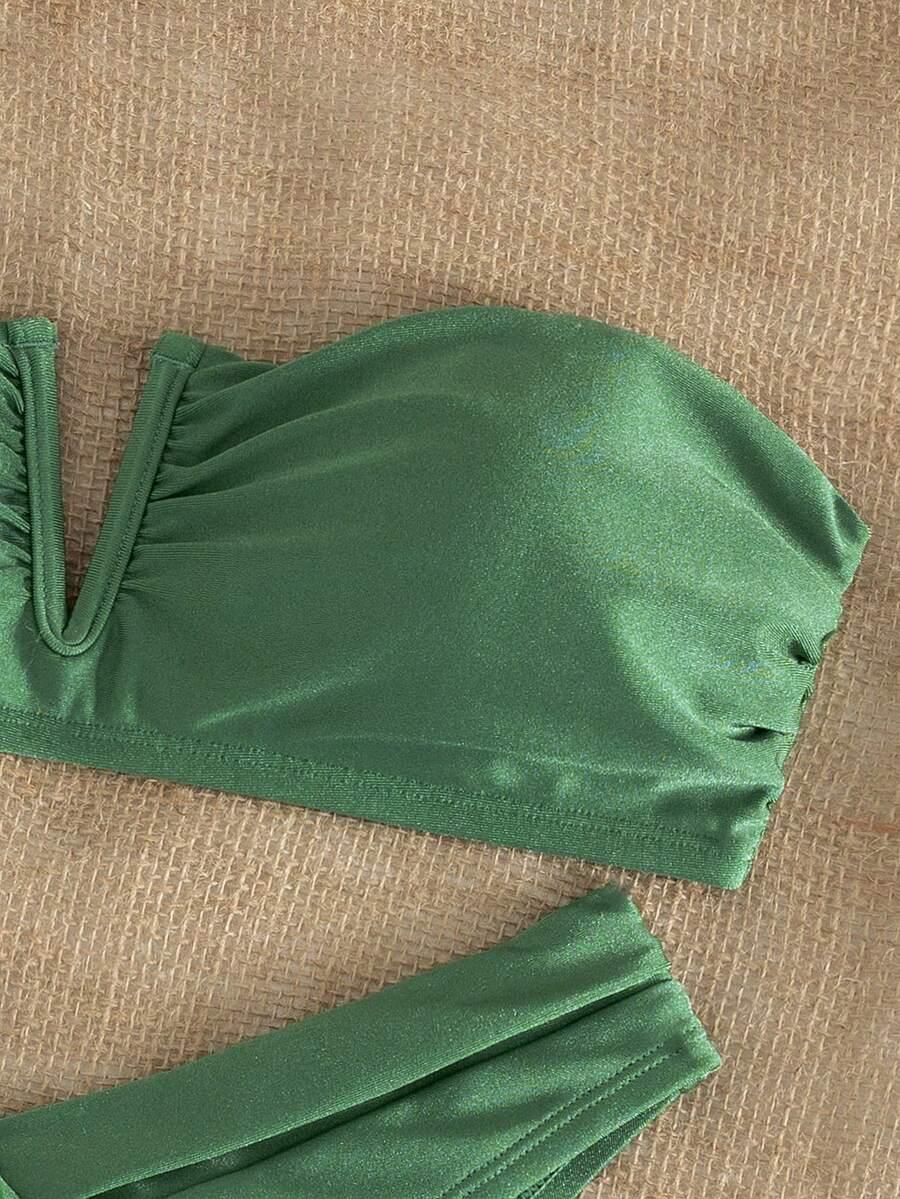 SHEIN DWUCZĘŚCIOWY STRÓJ KĄPIELOWY S09__L