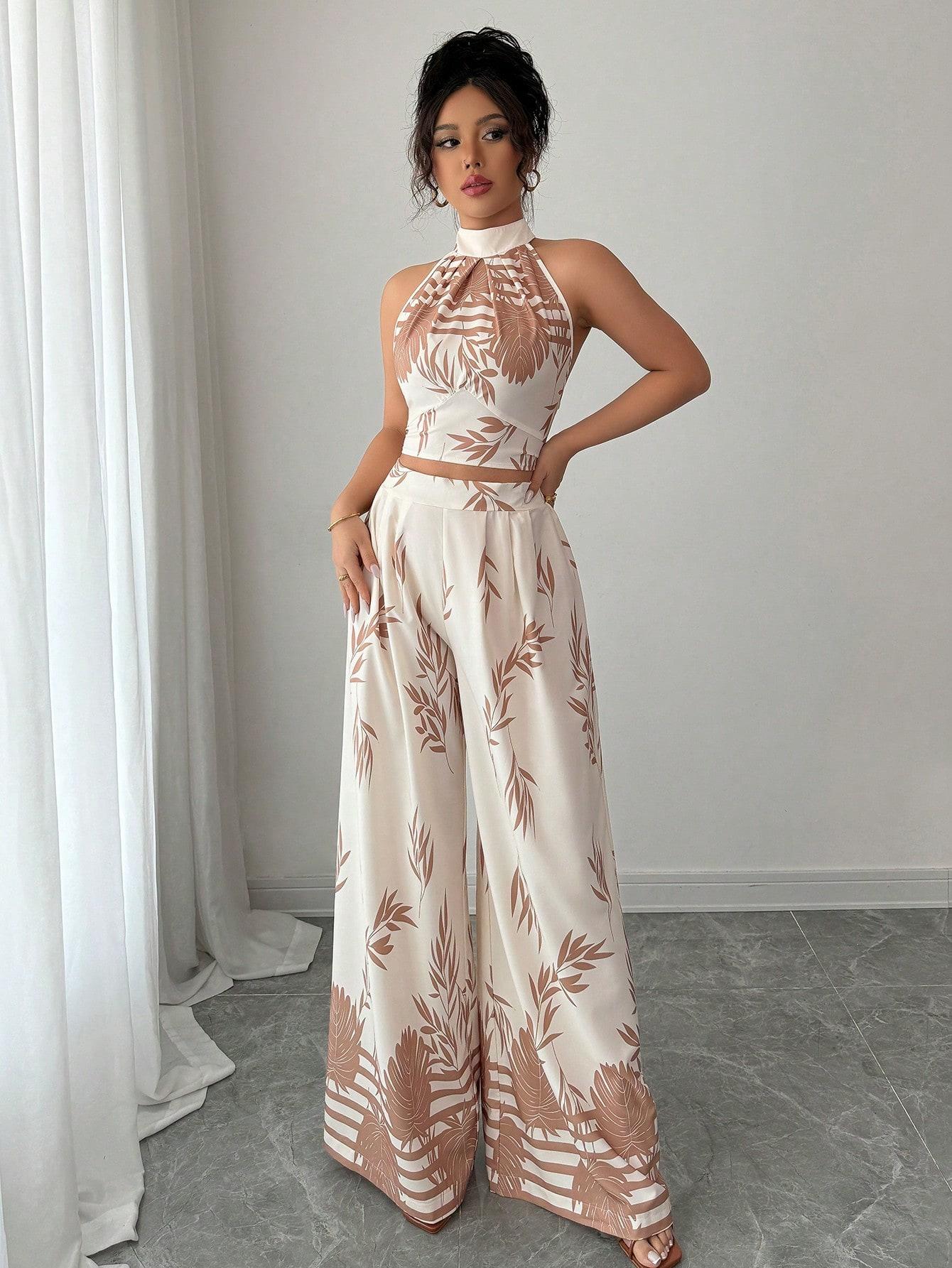 SHEIN KREMOWY TOP WIĄZANIE S06__M